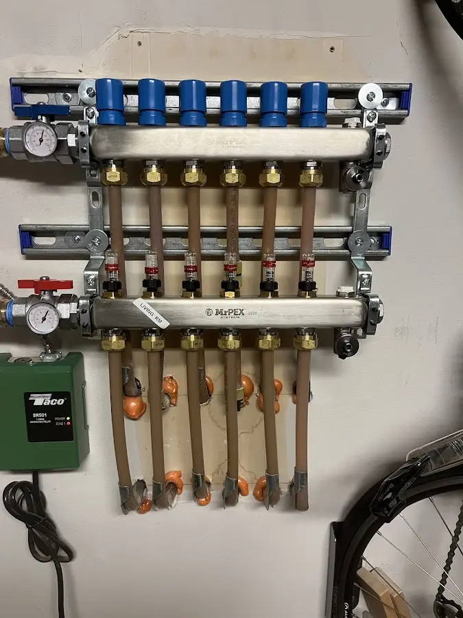 Plumber performing Leak Detection at a residential property in Ellenville